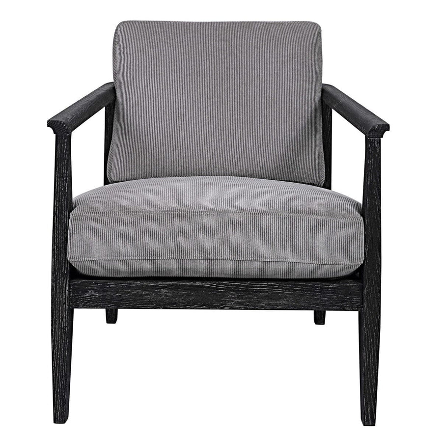 Uttermost Brunei Modern Accent Chair-Uttermost-UTTM-23657-Lounge ChairsGrey-1-France and Son