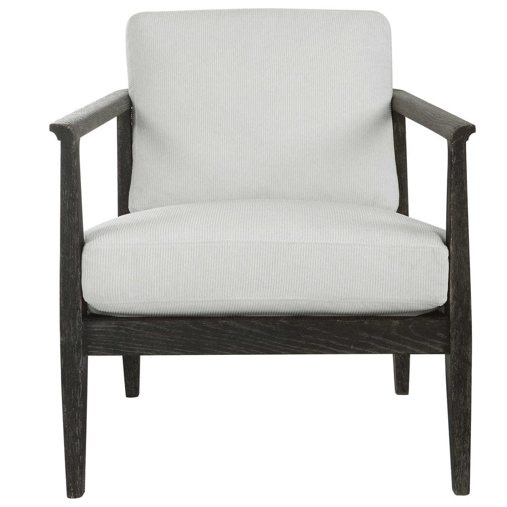 Uttermost Brunei Modern Accent Chair-Uttermost-UTTM-23696-Lounge ChairsWhite-2-France and Son