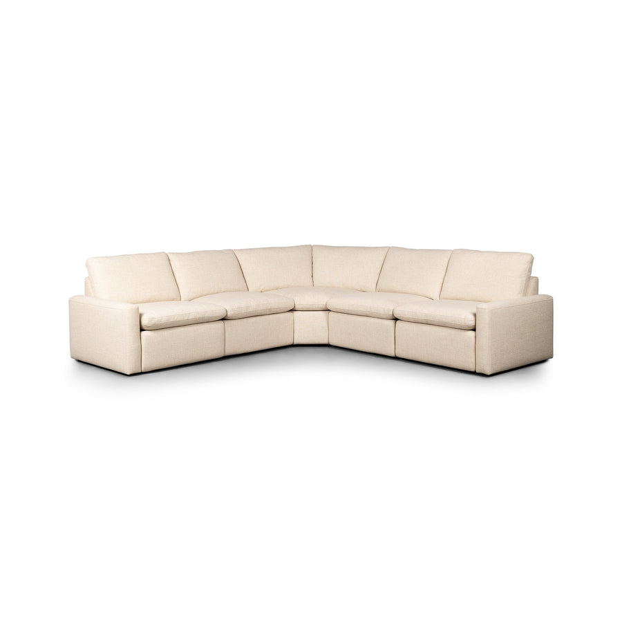 Tillery Power Recliner 5pc Sectional - Antigo Natural-Four Hands-FH-238976-002-Sectionals-1-France and Son