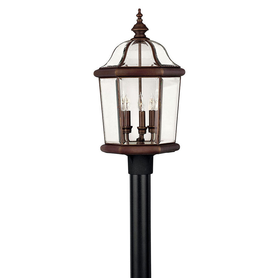 Outdoor Augusta - Large Post Top or Pier Mount Lantern-Hinkley Lighting-HINKLEY-2451CB-Outdoor Post Lanterns-1-France and Son