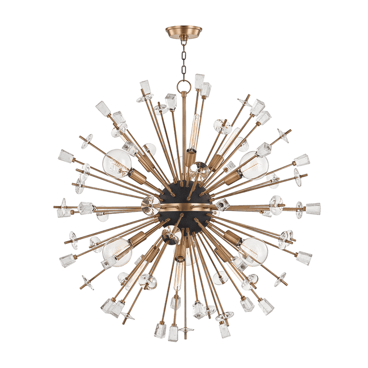 Liberty Chandelier-Hudson Valley-HVL-5046-AGB-ChandeliersAged Brass-12Lt-4-France and Son