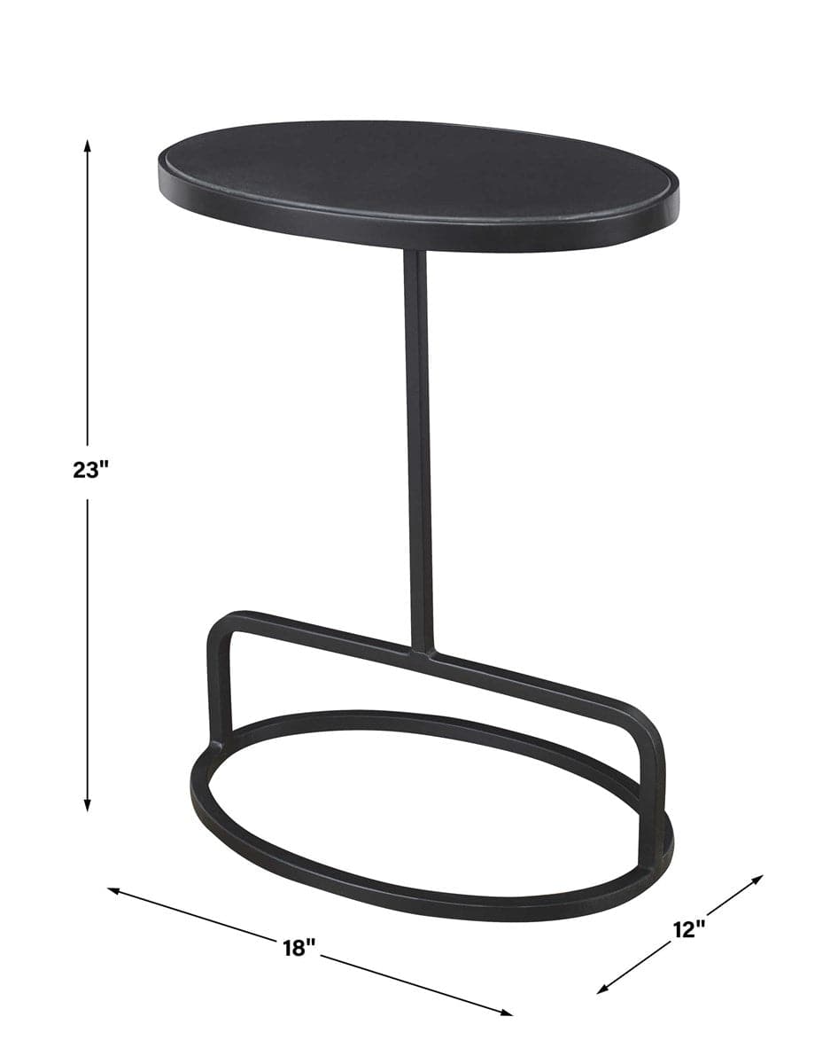 Jessenia Accent Table-Uttermost-UTTM-25207-Side TablesBlack-4-France and Son
