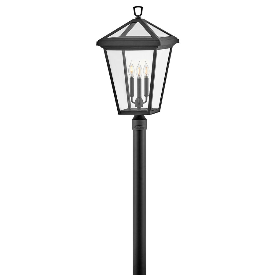 Alford Place Large Post Top or Pier Mount Lantern-Hinkley Lighting-HINKLEY-2563MB-LL-Outdoor Post LanternsBlack-1-France and Son
