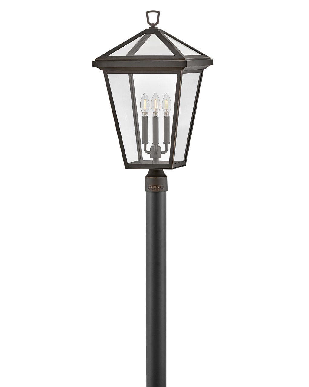 Alford Place Large Post Top or Pier Mount Lantern-Hinkley Lighting-HINKLEY-2563OZ-Outdoor Post LanternsBronze-NON-LED-4-France and Son