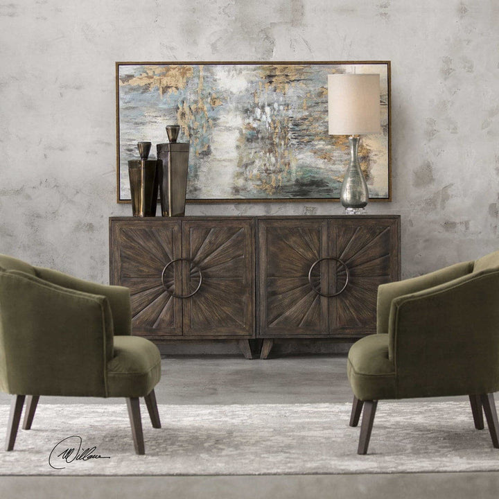 Kohana Worn Black Console Cabinet-Uttermost-UTTM-25842-Bookcases & Cabinets-4-France and Son