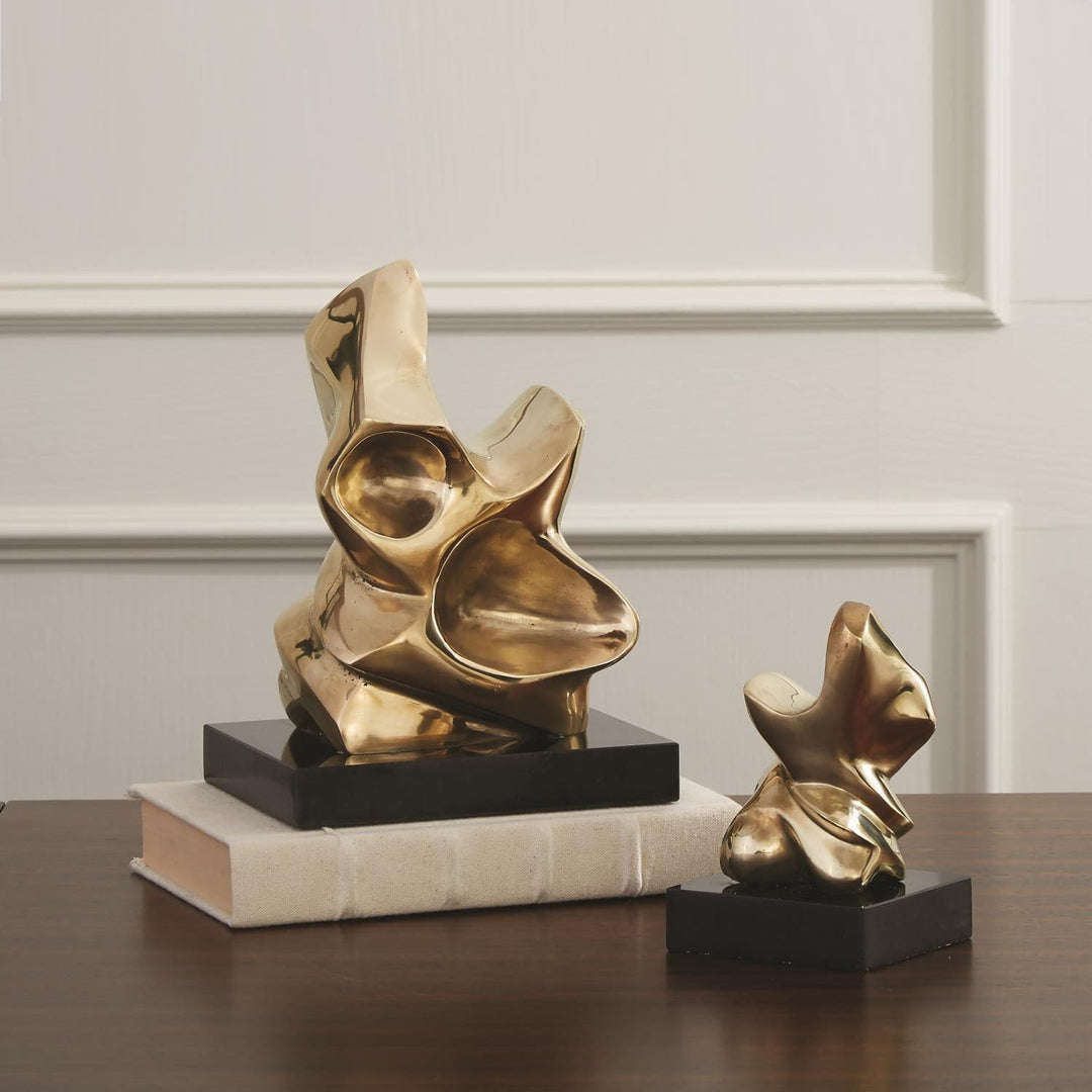 Abstract Figural Sculpture-Global Views-GVSA-8.82515-Decorative ObjectsLarge-Nickel-4-France and Son