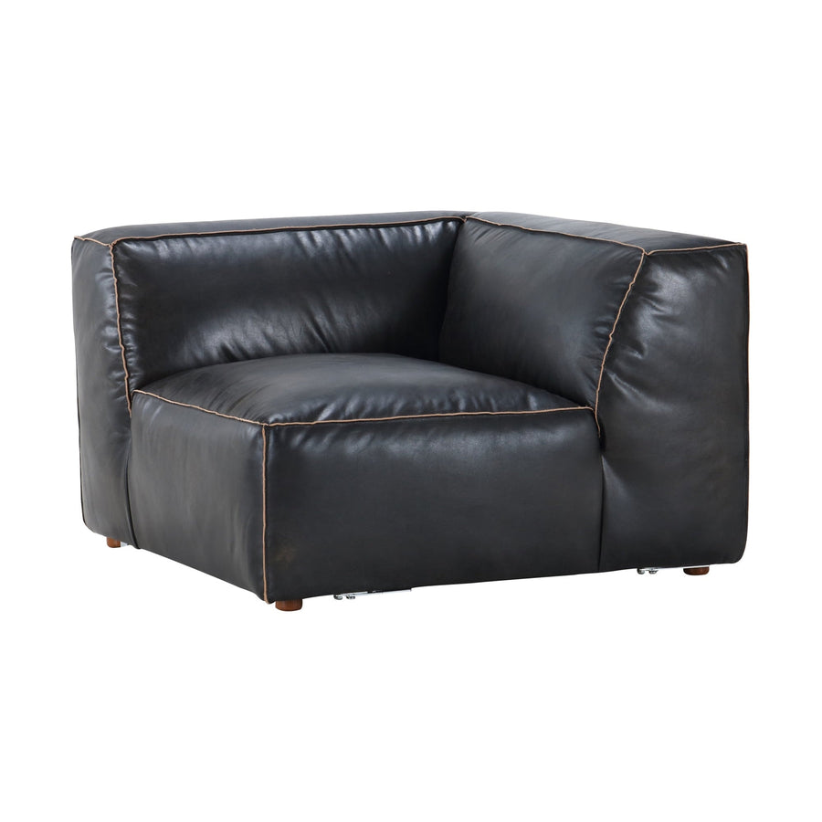 Luxe Corner Chair - Antique Black-Moes-MOE-QN-1021-01-Sofas-1-France and Son