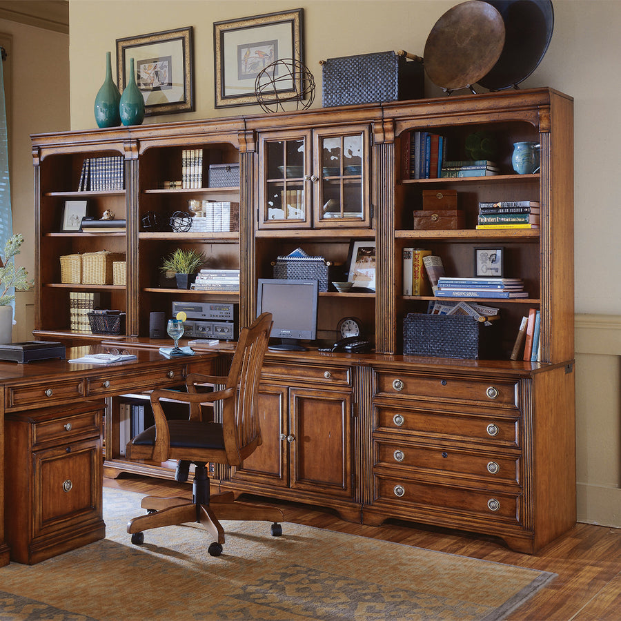 Brookhaven Modular Wall System-Hooker-HOOKER-281-10-410-Bookcases & Cabinets32" Computer Desk-1-France and Son
