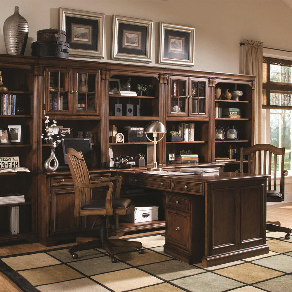 Brookhaven Modular Wall System-Hooker-HOOKER-281-10-410-Bookcases & Cabinets32" Computer Desk-2-France and Son