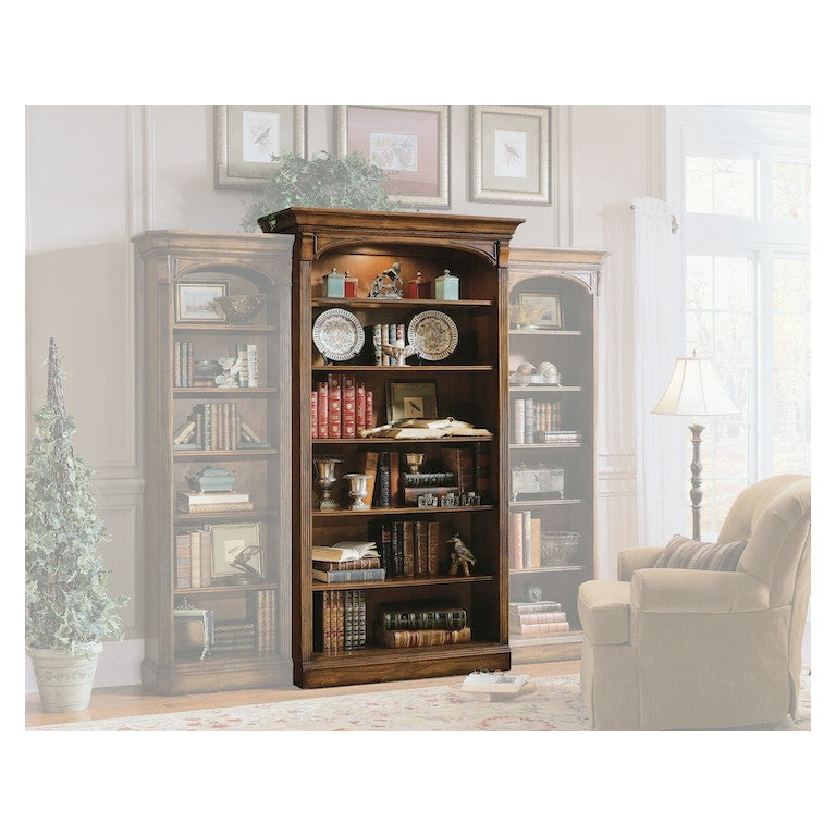 Brookhaven Bookcase-Hooker-HOOKER-281-10-545-Bookcases & CabinetsOpen-4-France and Son