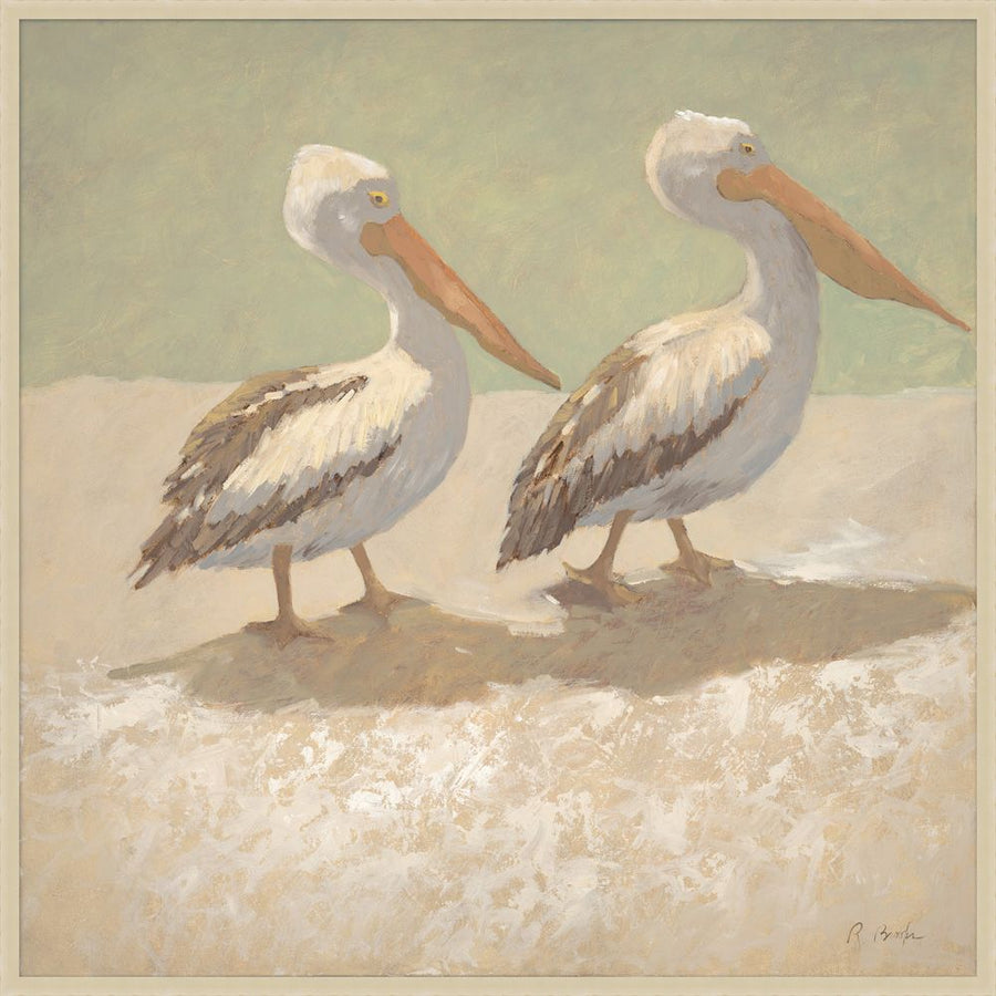 Two Pelicans-Wendover-WEND-28197-Wall Art-1-France and Son