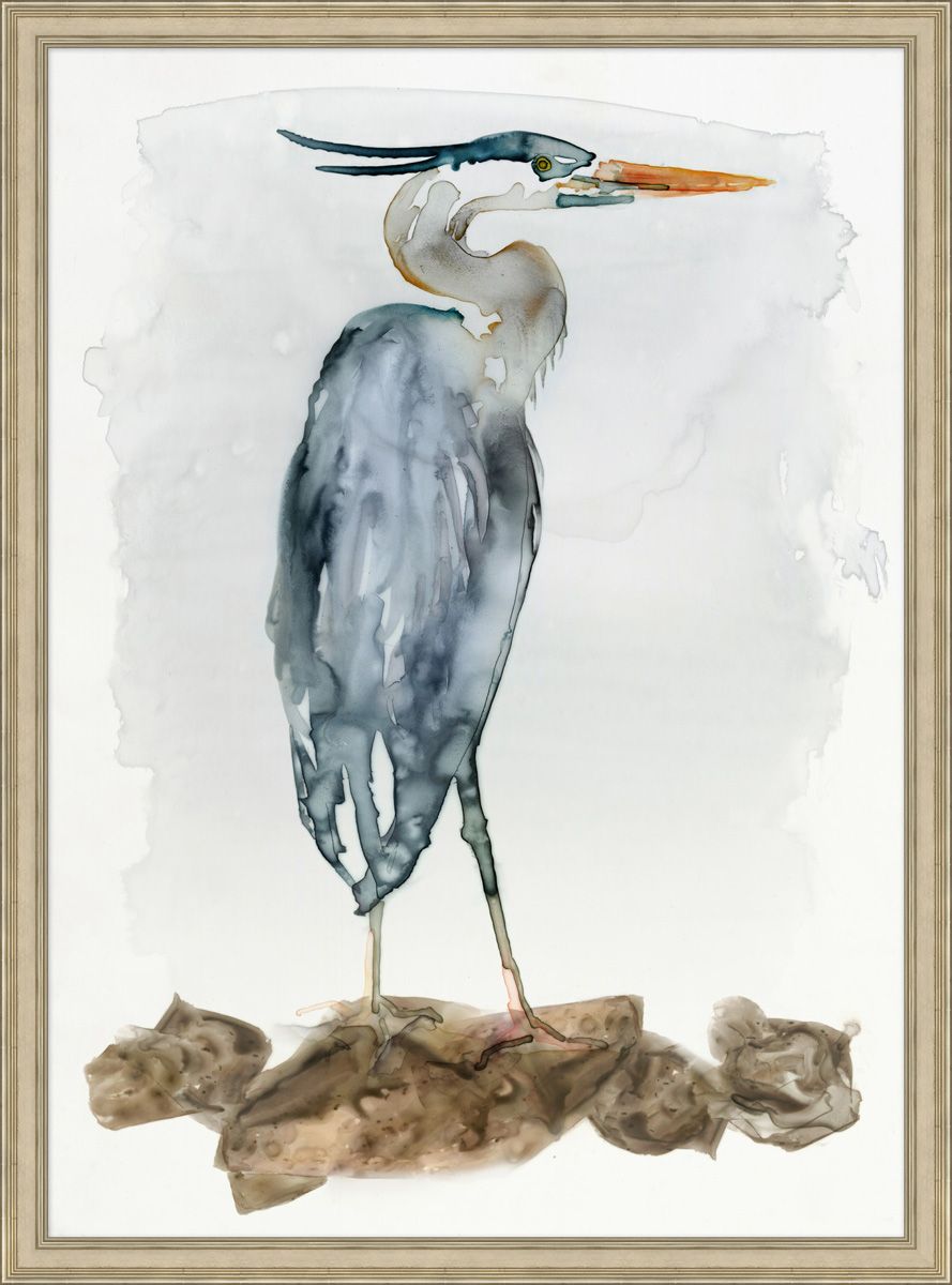 Oversized Heron Study-Wendover-WEND-28322-Wall Art1-2-France and Son