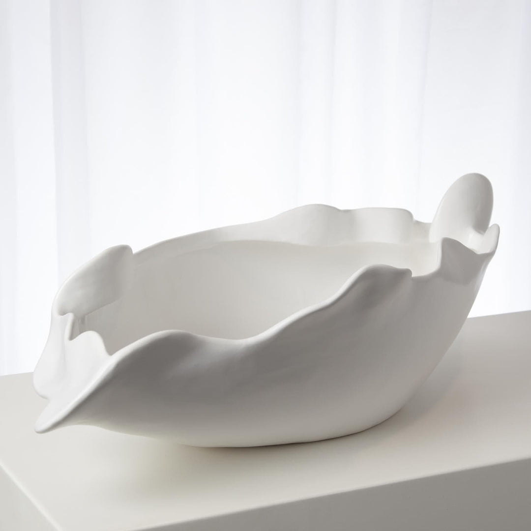 Free Form Bowl-Global Views-GVSA-7.10298-DecorMatte White-Large-8-France and Son