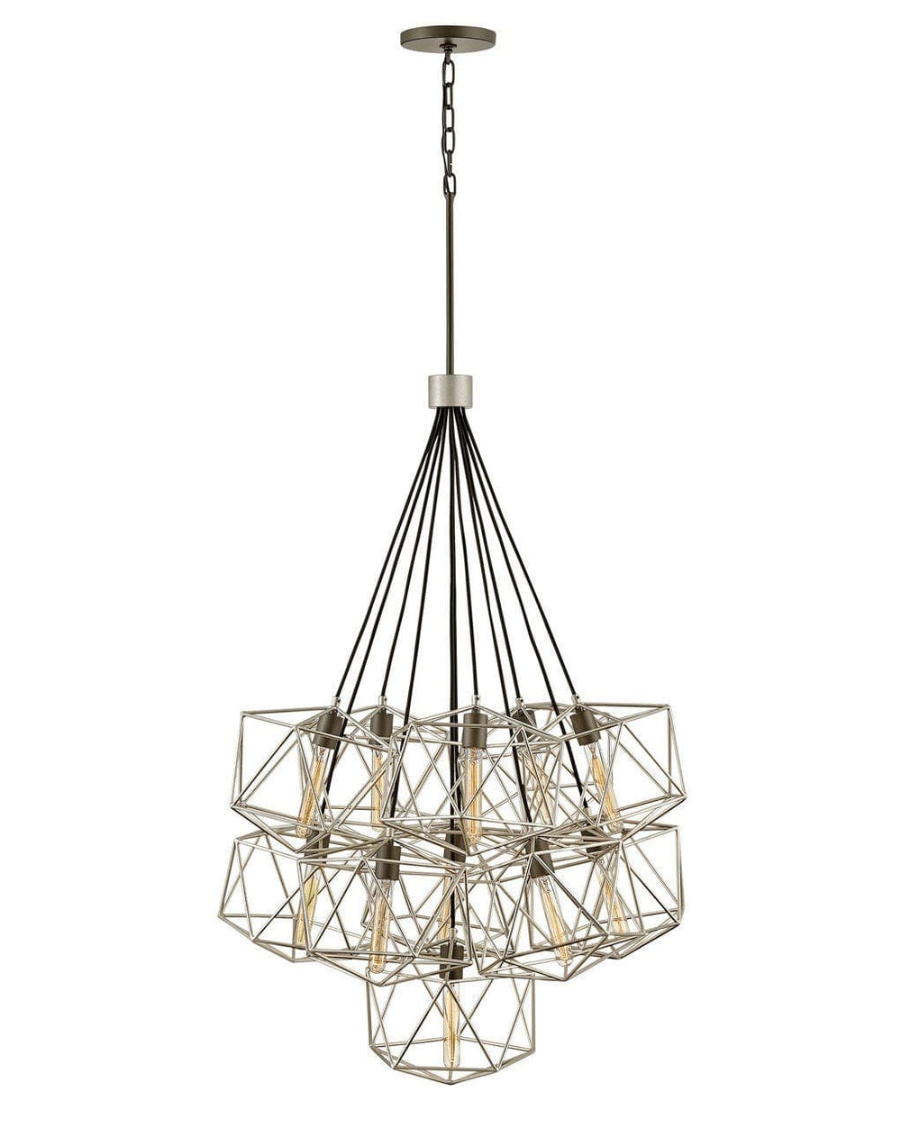 Astrid Eleven Light Multi Tier-Hinkley Lighting-HINKLEY-3029GG-ChandeliersGlacial with-2-France and Son