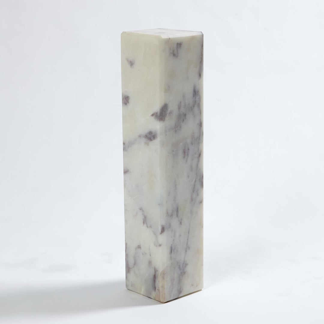4 Marble Mini Pedestal/Riser-Global Views-GVSA-9.93243-Decorative ObjectsLarge-4-France and Son
