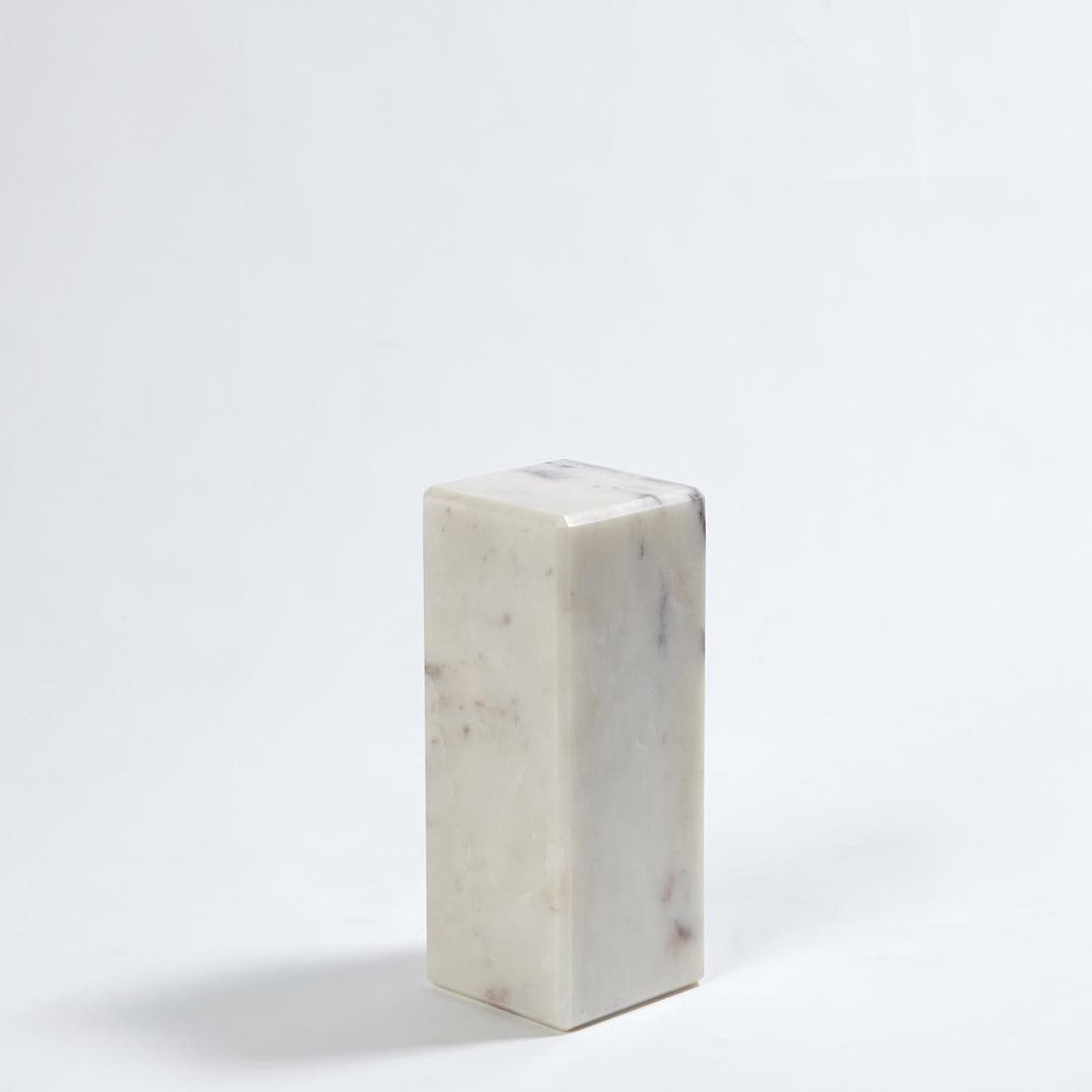 4 Marble Mini Pedestal/Riser-Global Views-GVSA-9.93244-Decorative ObjectsMedium-1-France and Son