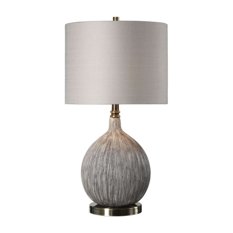 Hedera Textured Ivory Table Lamp-Uttermost-UTTM-27715-1-Table Lamps-1-France and Son