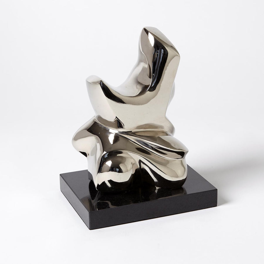 Abstract Figural Sculpture-Global Views-GVSA-8.82515-Decorative ObjectsLarge-Nickel-1-France and Son