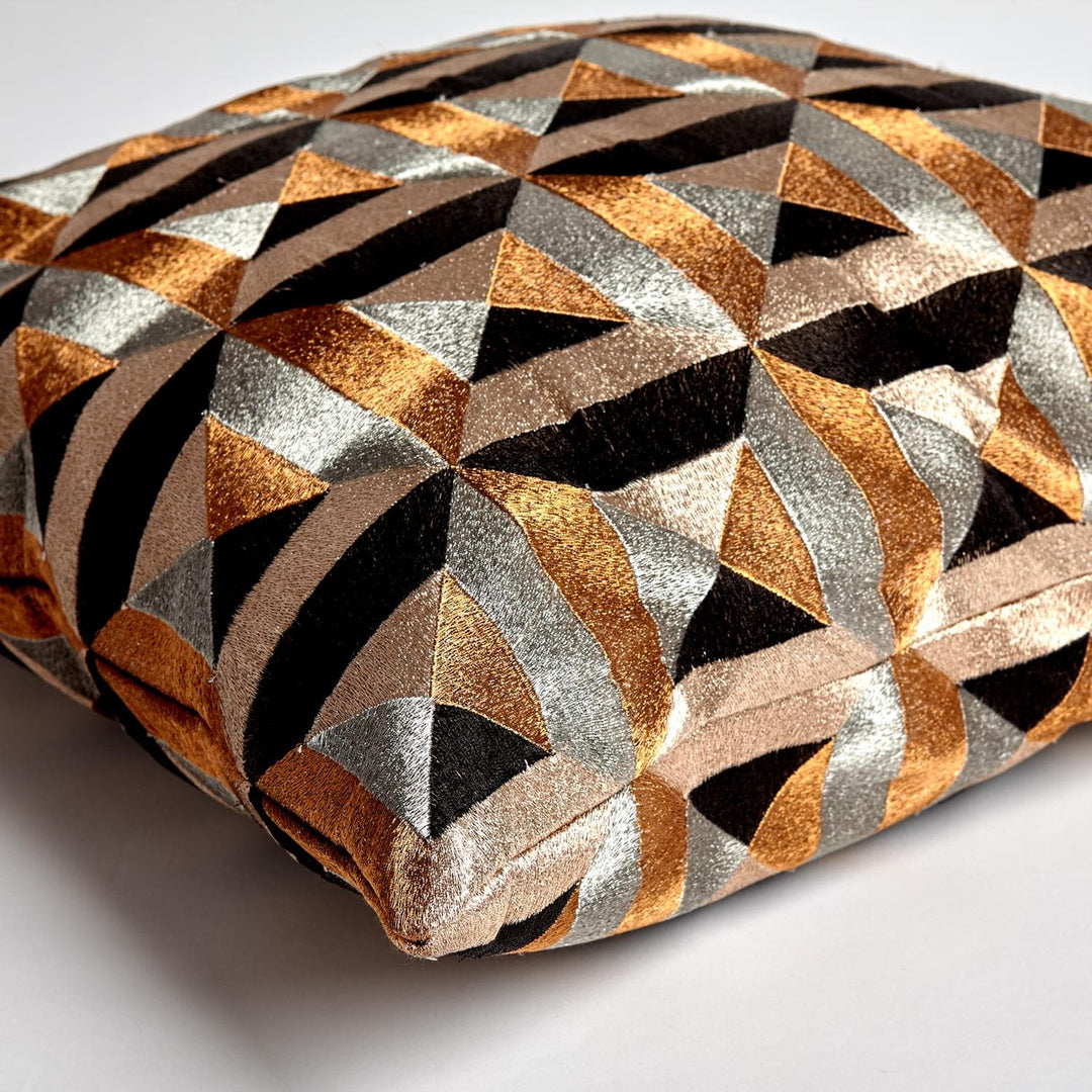 Triangle Marquetry Pillow-Global Views-GVSA-9.93199-Pillows-3-France and Son