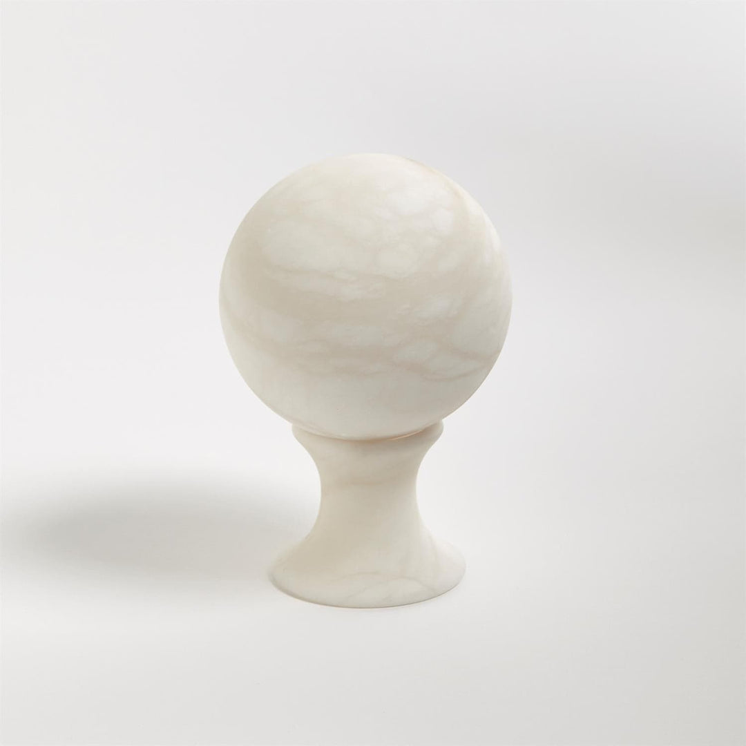 Alabaster Sphere Stand-Global Views-GVSA-3.31552-Decorative ObjectsSmall-4-France and Son