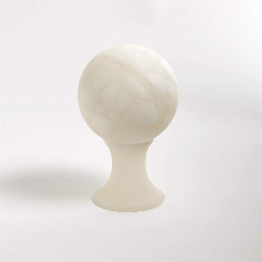 Alabaster Sphere Stand-Global Views-GVSA-3.31551-Decorative Objects-1-France and Son