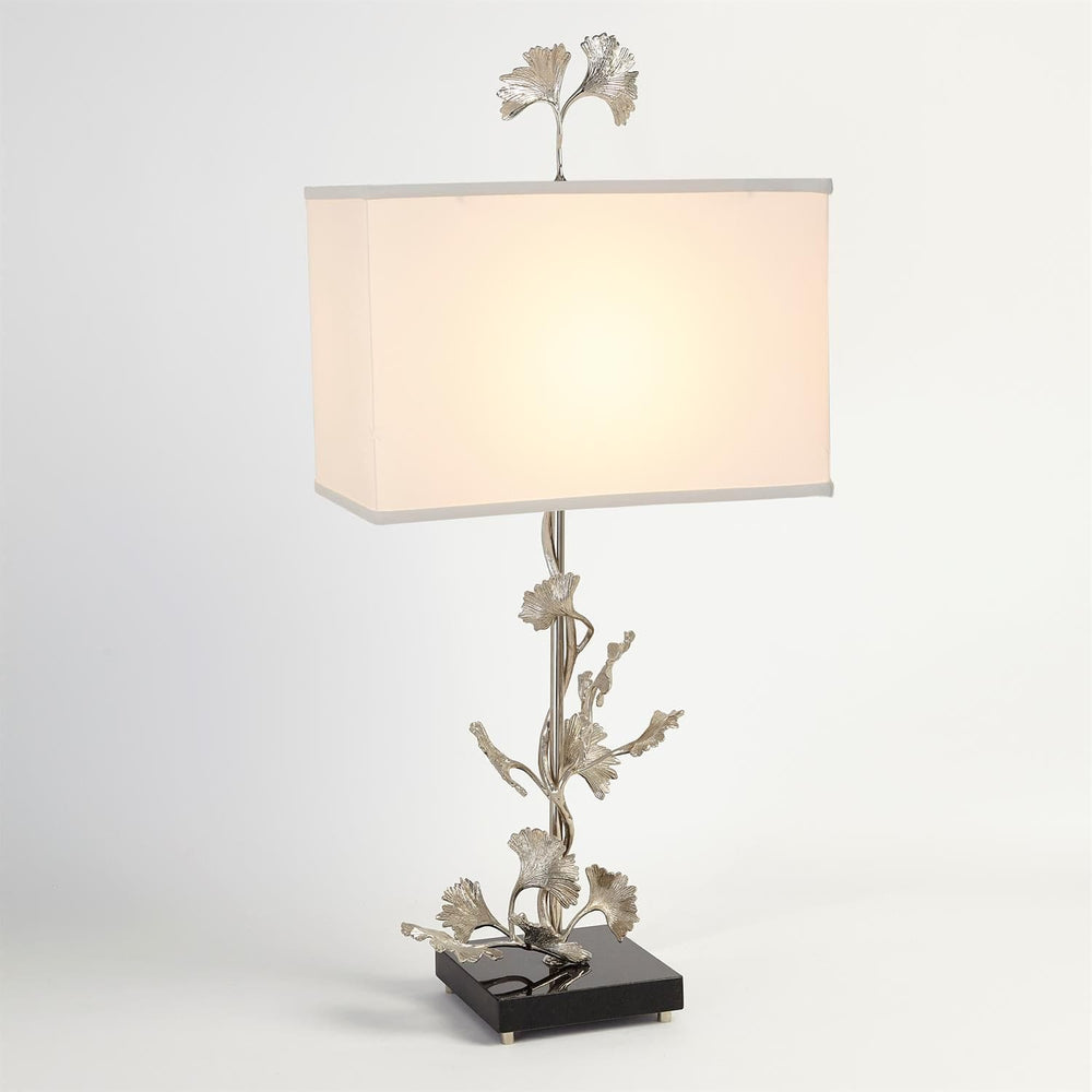 Ginkgo Table Lamp-Global Views-GVSA-9.93250-Table LampsNickel-2-France and Son