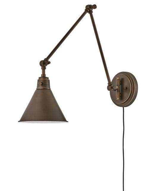 Sconce Arti - Medium Single Light Sconce-Hinkley Lighting-HINKLEY-3692OB-Wall SconcesOlde Bronze-2-France and Son