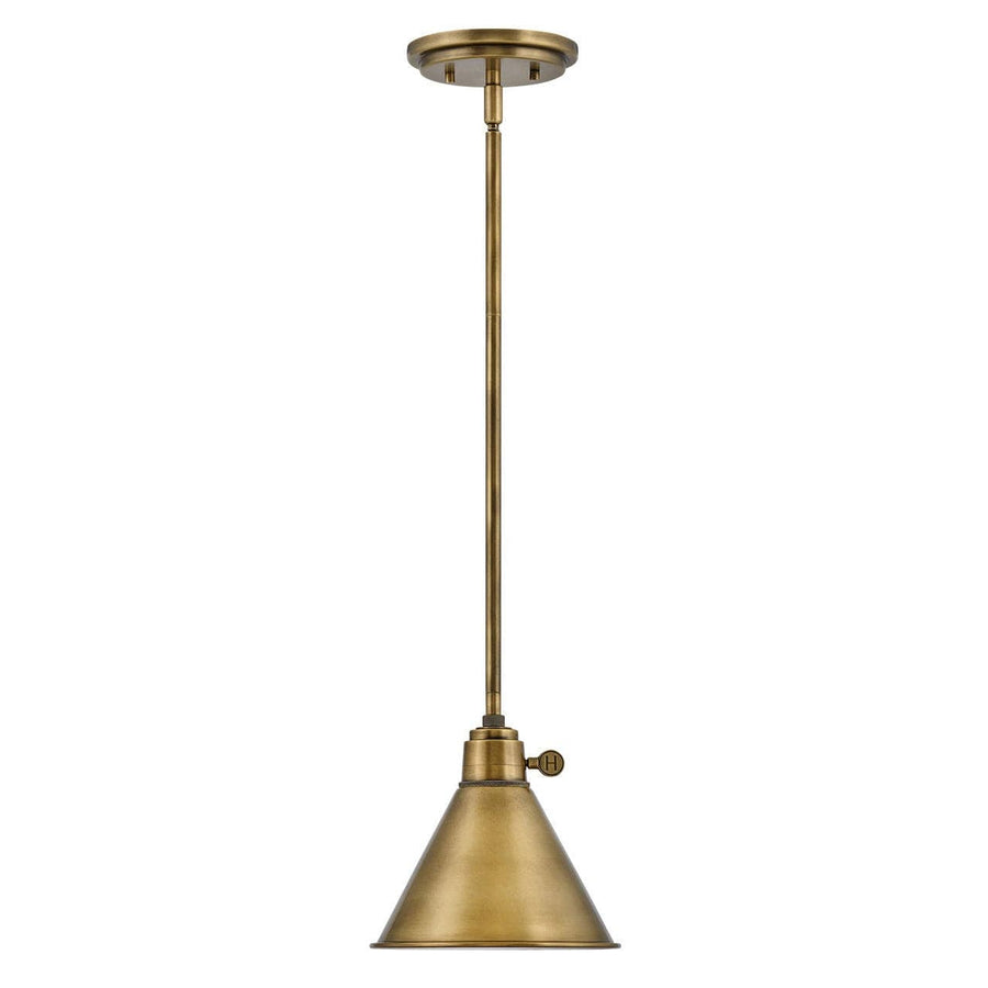 Arti Small Pendant-Hinkley Lighting-HINKLEY-3697HB-PendantsNON-LED-Heritage Brass-1-France and Son
