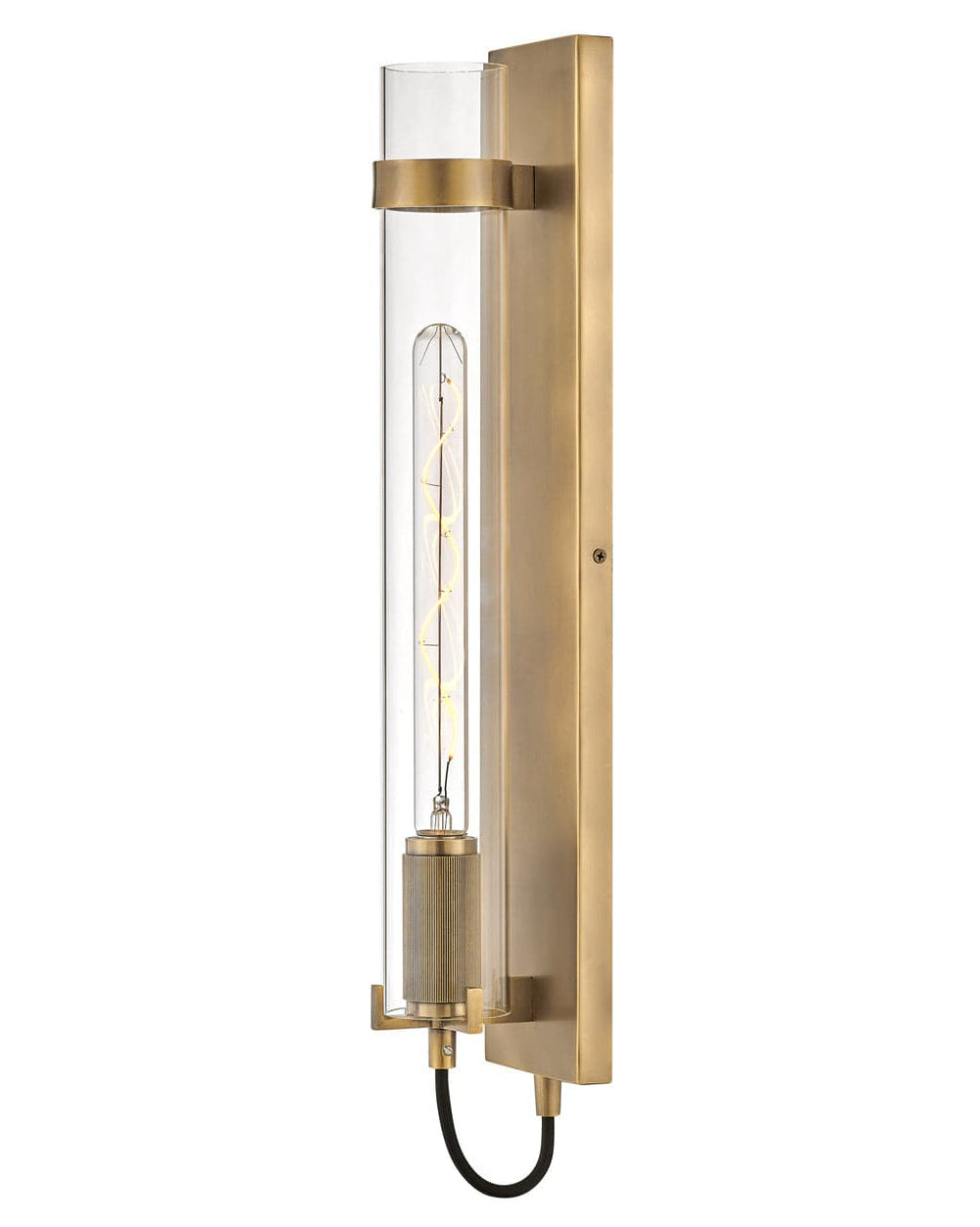 Sconce Ryden - Tall Single Light with LED-Hinkley Lighting-HINKLEY-37852HB-LL-Wall SconcesHeritage Brass-2-France and Son