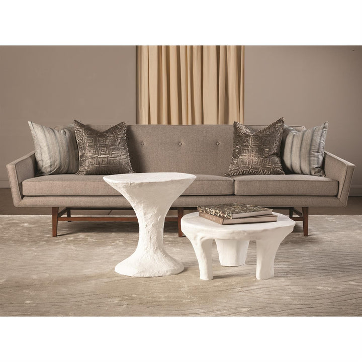 Primitive Accent Table - Soft White-Global Views-GVSA-7.30153-Side Tables-3-France and Son