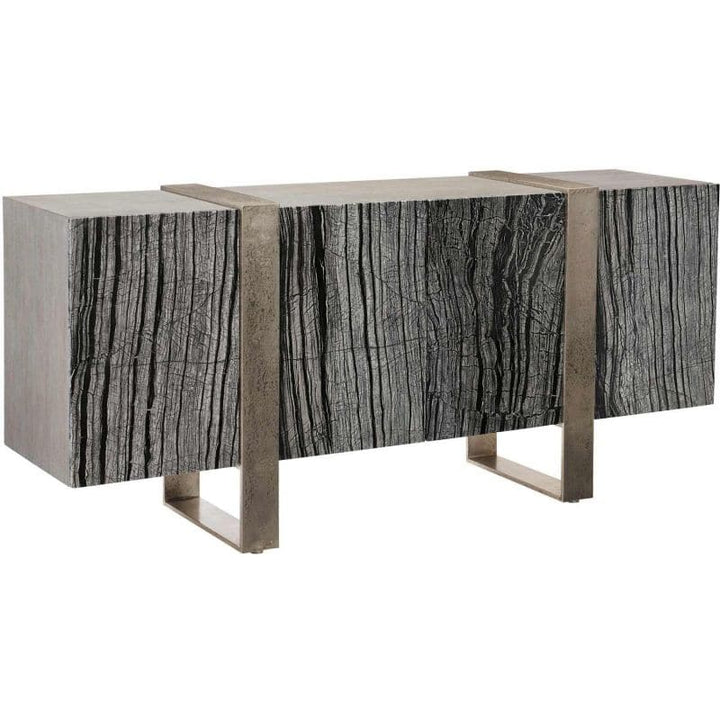 Bernhardt Furniture Linea Entertainment Sideboard Black Marble-Bernhardt-BHDT-384875G-Media Storage / TV Stands-6-France and Son