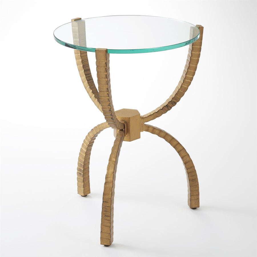 Teton Accent Table-Global Views-GVSA-7.90386-Side TablesGold-1-France and Son