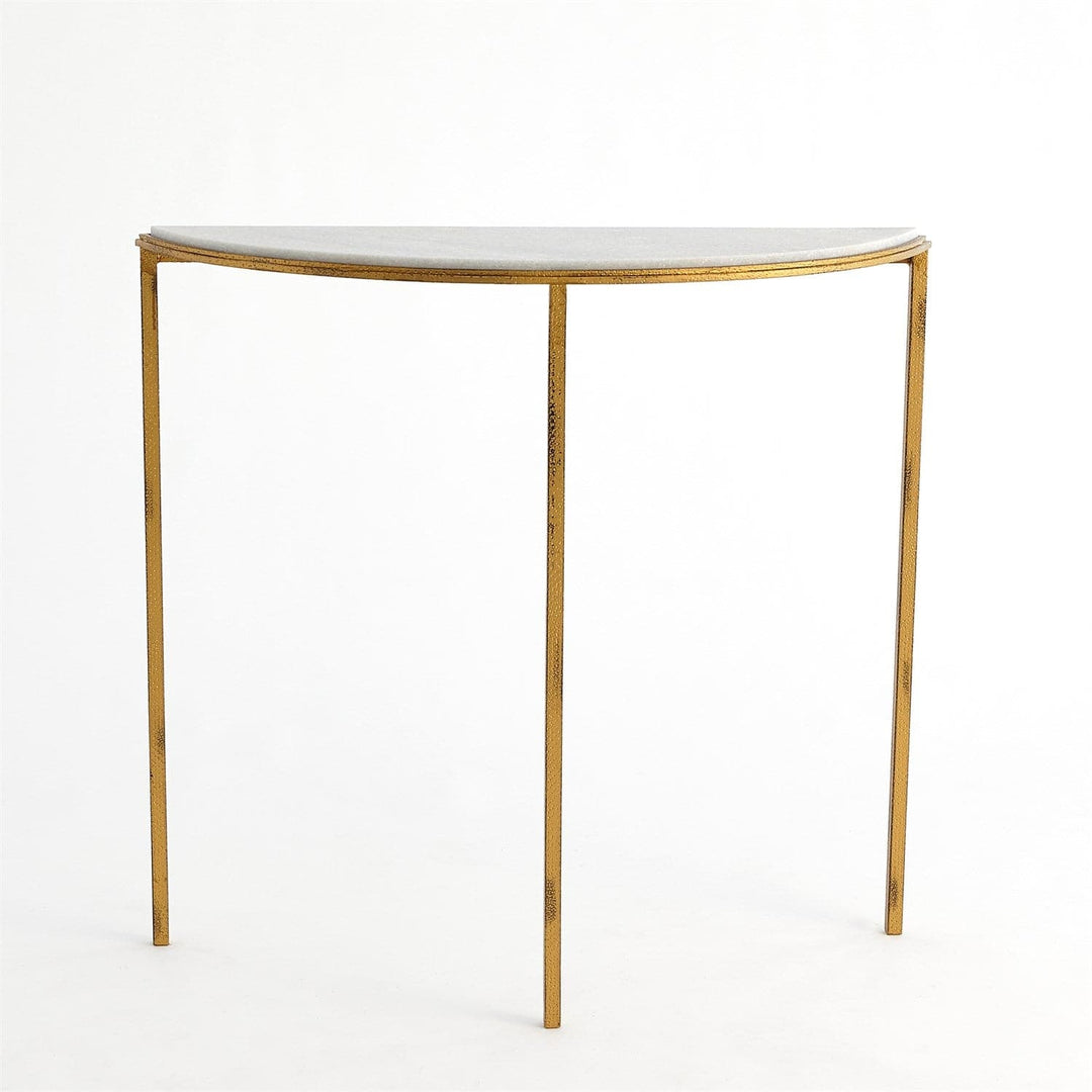 Hammered Gold Console-Global Views-GVSA-9.91770-Console Tables-3-France and Son