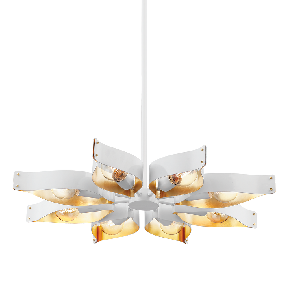Nala Chandelier-Mitzi-HVL-H658808-SWH/GL-Chandeliers8 Lights-2-France and Son