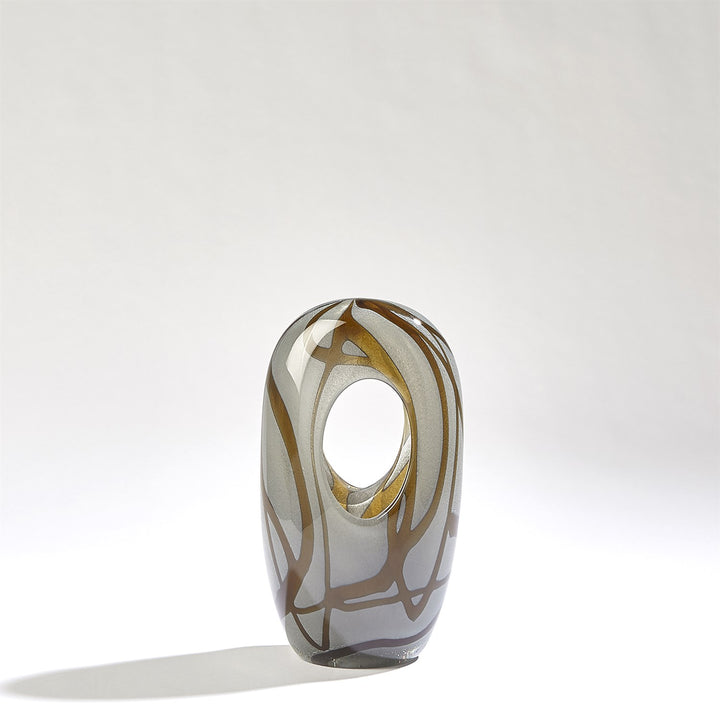 Swirl Vases-Global Views-GVSA-7.80631-VasesSmall-Amber - Grey-5-France and Son