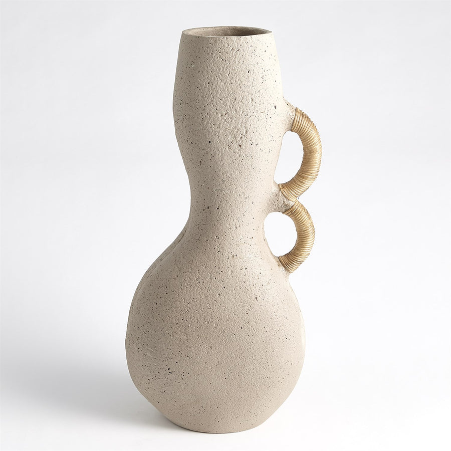 Hourglass Vase - Sandstone-Global Views-GVSA-7.91332-Vases-1-France and Son