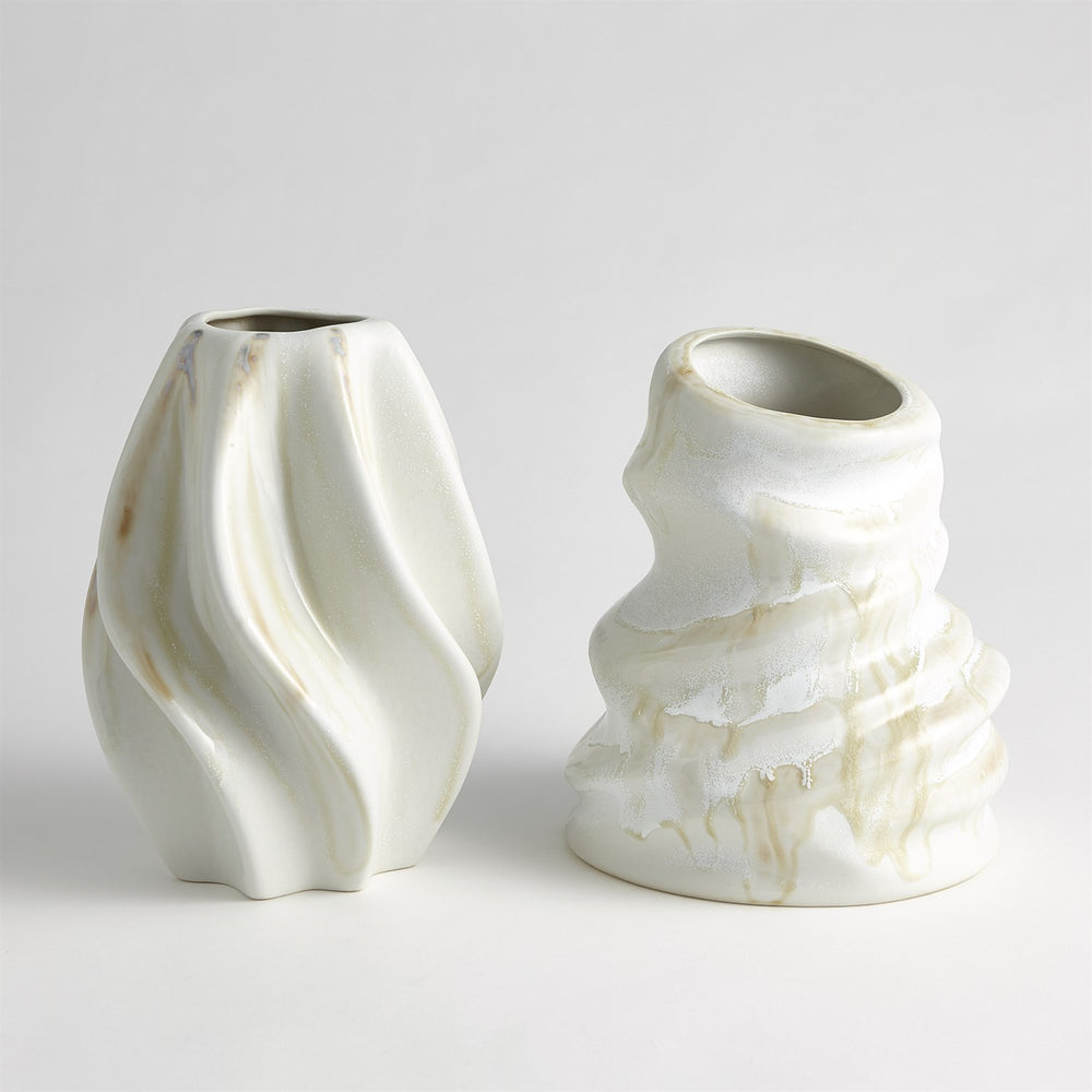 Twist Vase - Ivory-Global Views-GVSA-JG7.10016-Vases-2-France and Son