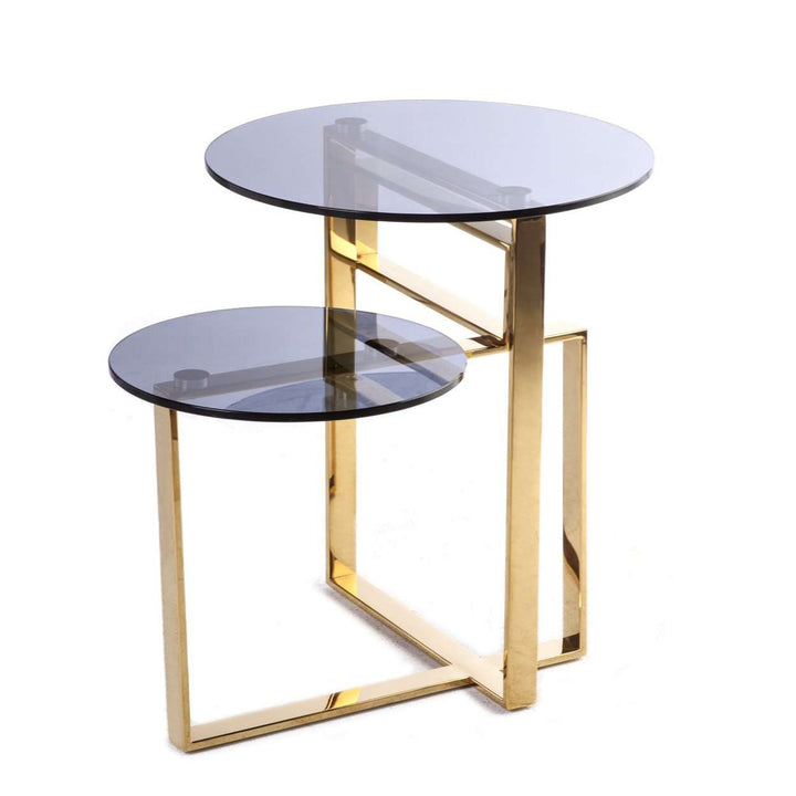 Mid-Century Modern Bertt Side table - Gold