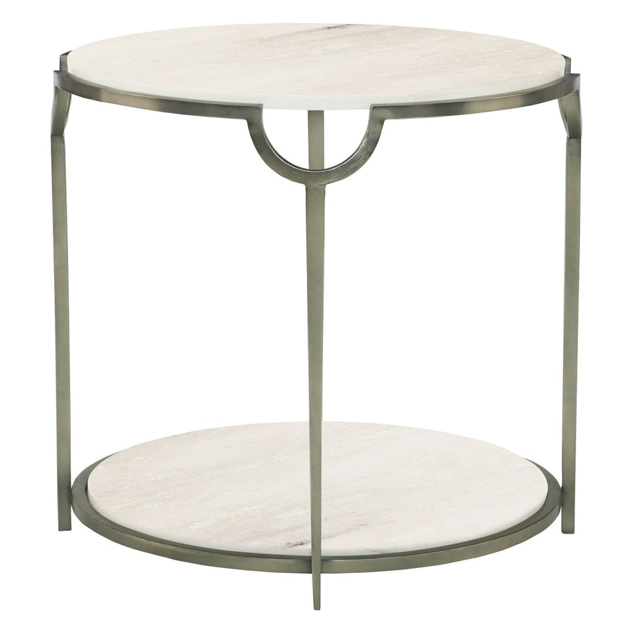 Morello Round Metal End Table-Bernhardt-BHDT-469123-Side Tables-1-France and Son