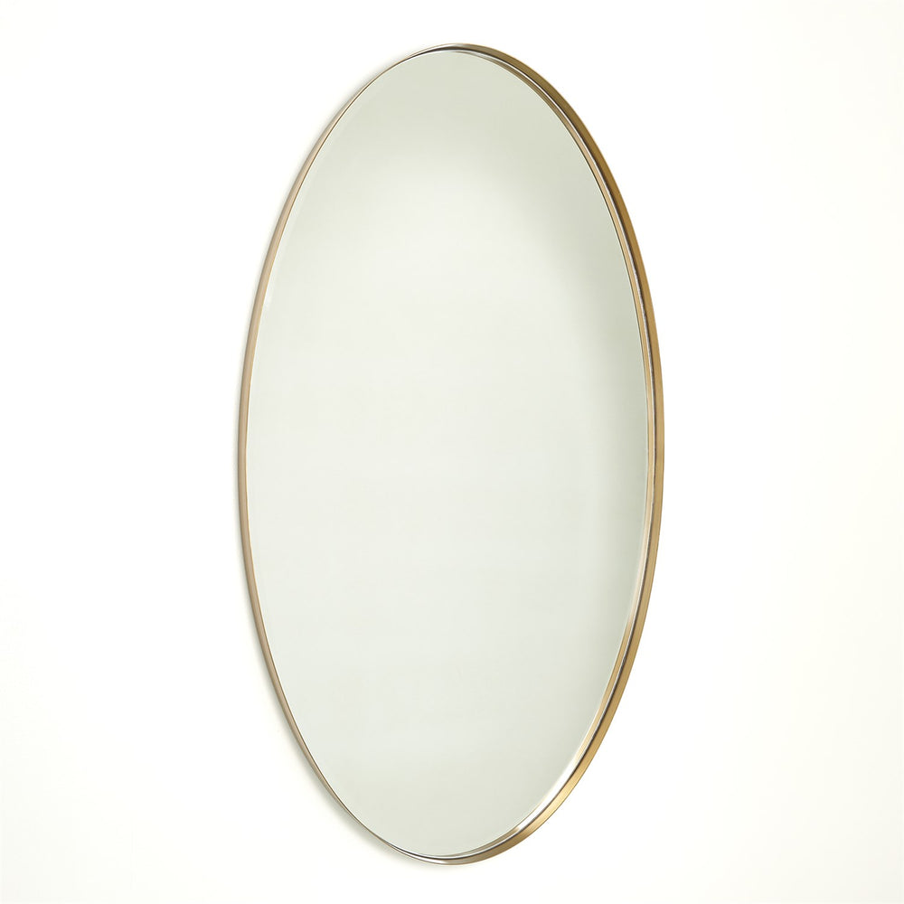 Elongated Oval Mirror - Large-Global Views-GVSA-8.82874-MirrorsBrass-2-France and Son