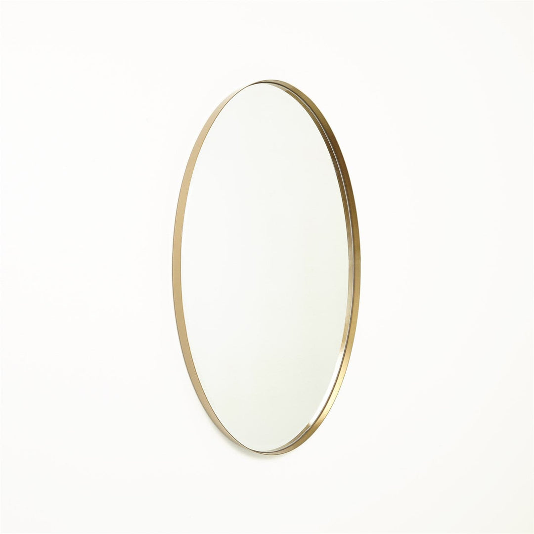 Elongated Oval Mirror-Global Views-GVSA-8.82875-MirrorsBrass-Small-4-France and Son