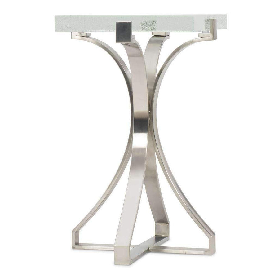 Bubble Glass Accent Table-Hooker-HOOKER-500-50-966-MTL-Side Tables-1-France and Son