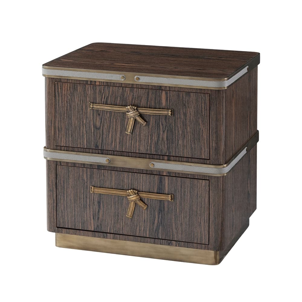 Iconic Nightstand-Theodore Alexander-THEO-5006-065-NightstandsWith Metal Details-2-France and Son