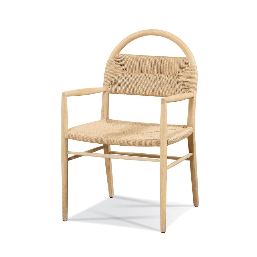 Pernelle Dining Arm Chair-Precedent-Precedent-5027-D2-Dining ChairsSolid Washed Oak-2-France and Son