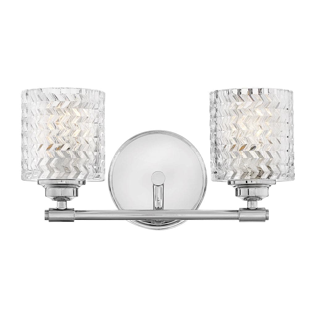 Bath Elle - Two Light Vanity-Hinkley Lighting-HINKLEY-5042CM-Bathroom LightingChrome-1-France and Son
