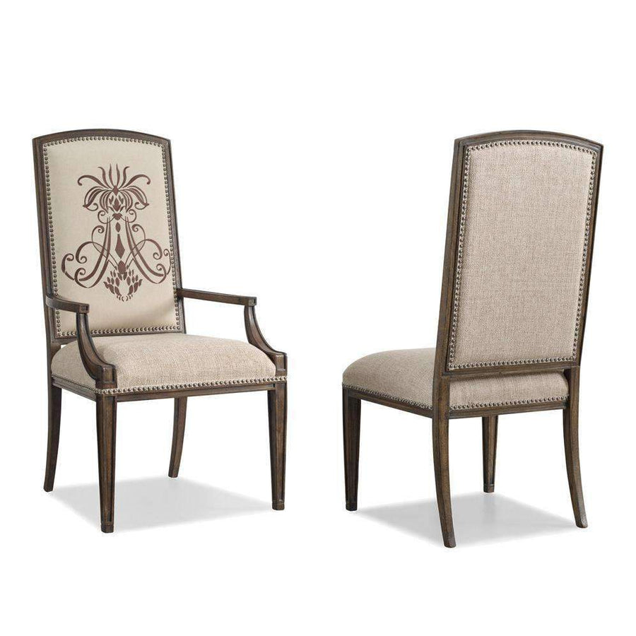 Rhapsody Insignia Arm Chair-Hooker-HOOKER-5070-75400-Dining Chairs-1-France and Son