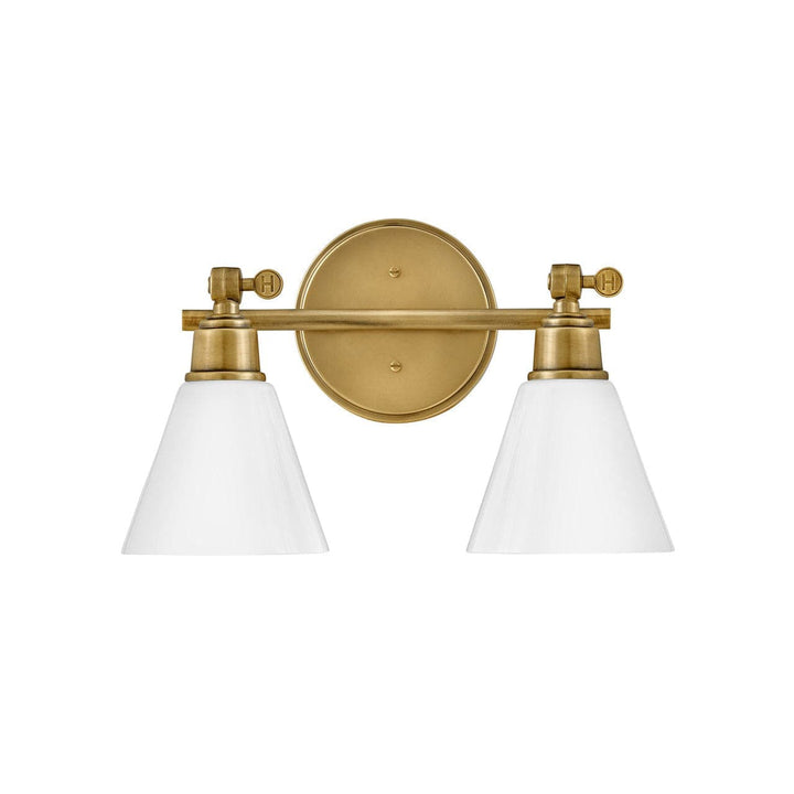 Bath Arti - Two Light Vanity-Hinkley Lighting-HINKLEY-51182HB-Bathroom LightingHeritage Brass-1-France and Son