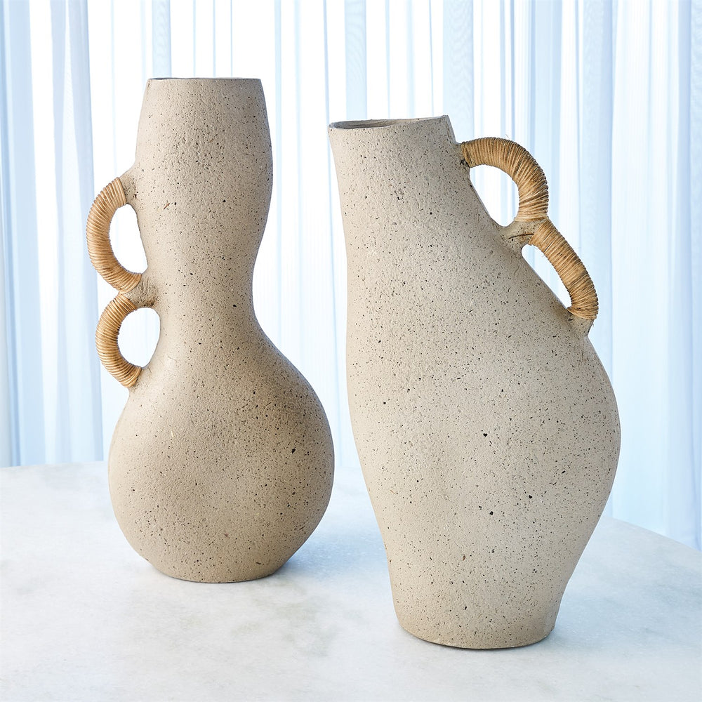 Leaning Vase - Sandstone-Global Views-GVSA-7.91331-Vases-2-France and Son