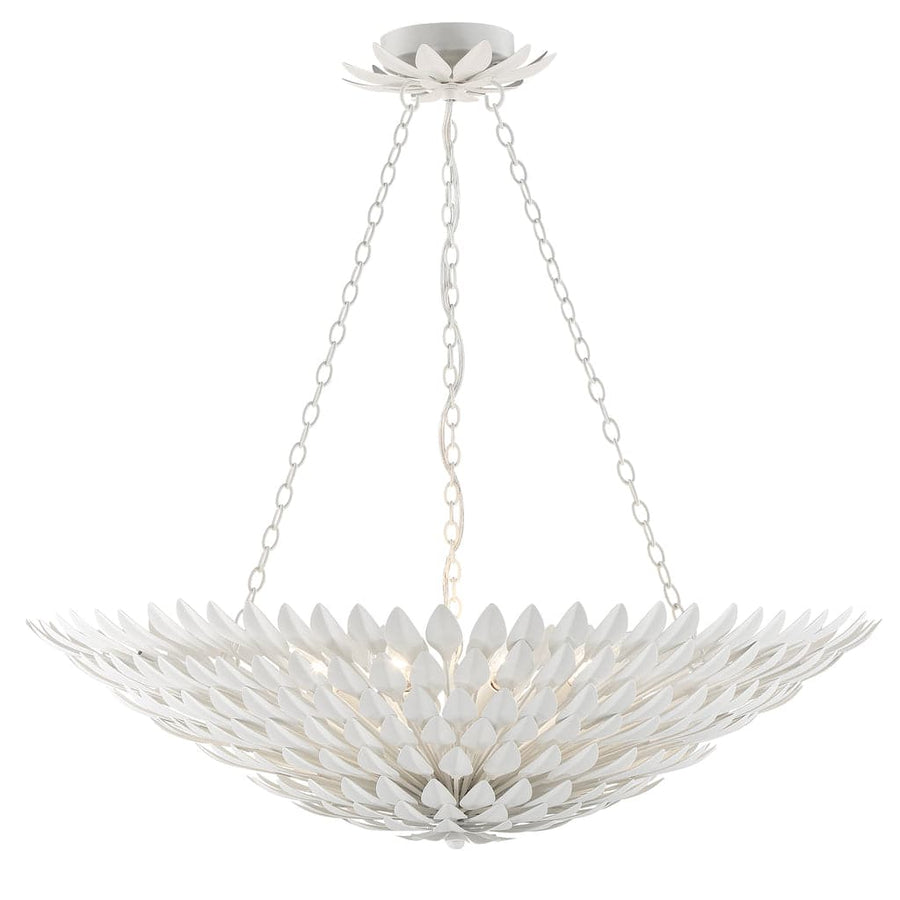 Broche 8 Light Chandelier-Crystorama Lighting Company-CRYSTO-519-MT-Chandeliers-1-France and Son