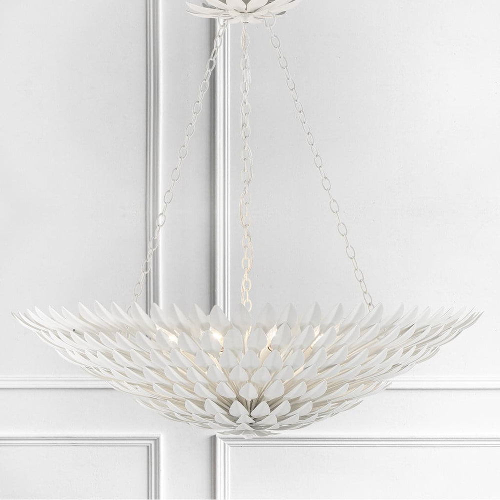 Broche 8 Light Chandelier-Crystorama Lighting Company-CRYSTO-519-MT-Chandeliers-2-France and Son